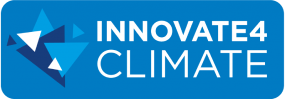 A logo with innovative4 climate text