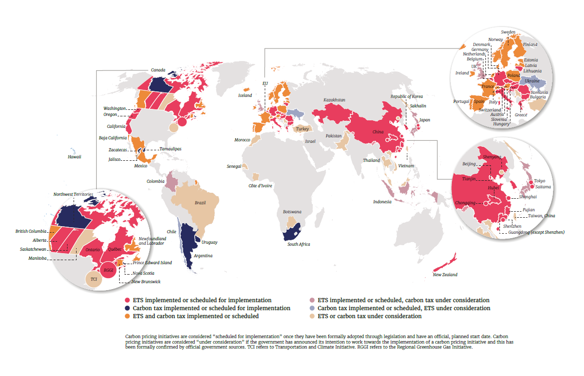 STATE AND TRENDS OF CARBON PRICING 2021