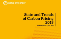 Cover State and Trends of Carbon Pricing Report.2019