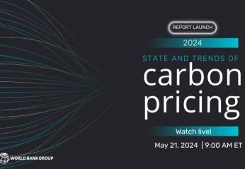 State and Trends of Carbon Pricing 2024 Text on Black background