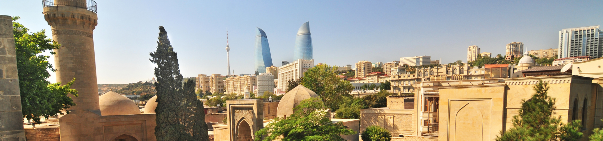 View of Baku, the largest city in Azerbaijan. Photo:  robnaw/AdobeStock