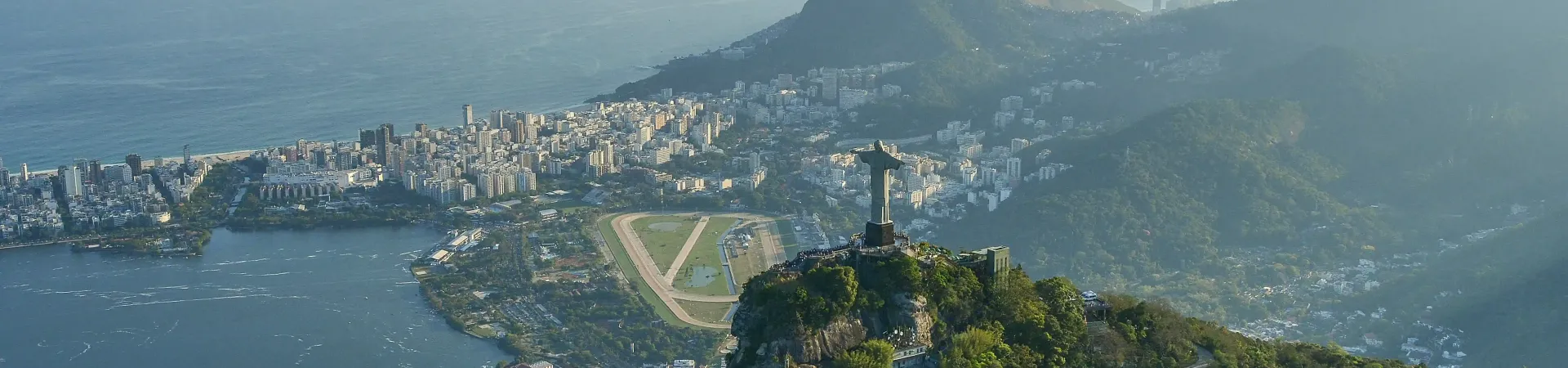 sky view of Brazil