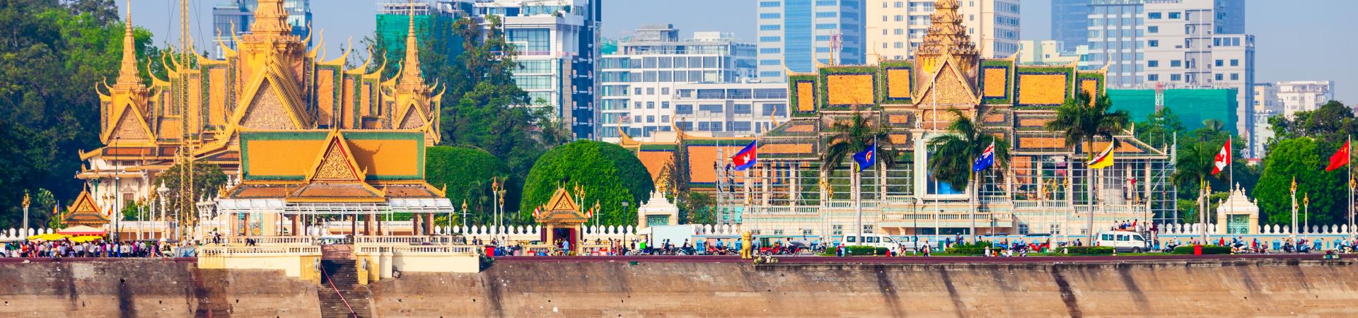 Phnom Penh city skyline, Cambodia. Photo: saiko3p/AdobeStock