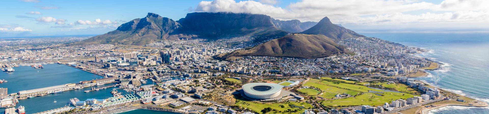 Aerial view of Cape Town, South Africa. Photo: Deyan/AdobeStock