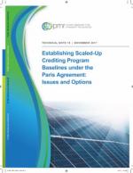 Cover of Establishing scaled-up crediting program baselines under the Paris Agreement: Issues and options