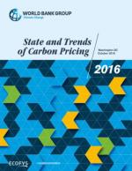Cover of State and Trends of Carbon Pricing 2016