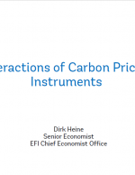 Interactions of Carbon Pricing Instruments