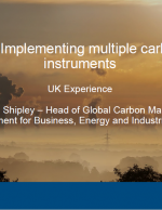 UK Experience on implementing multiple carbon pricing instruments