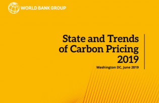 Cover State and Trends of Carbon Pricing Report.2019