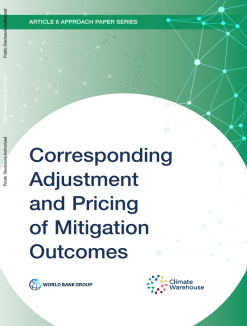 Corresponding Adjustment and Pricing of Mitigation Outcomes - cover