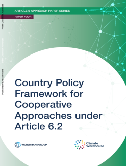 Country Policy Framework for Cooperative Approaches Under Article 6.2 - cover