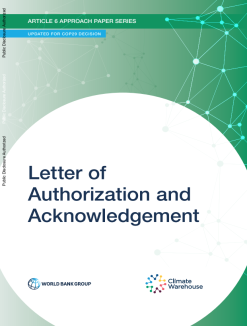 Letter of Authorization and Acknowledgement - cover