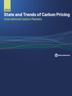 State and Trends of Carbon Pricing: International Carbon Markets 2023 - cover