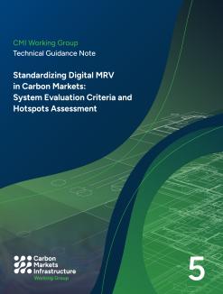 Technical Guidance Note on Standardizing Digital MRV in Carbon Markets - cover