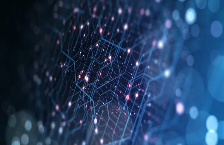 Network of connected circuits Shows a network