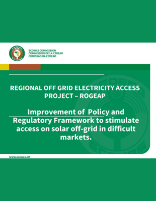 Regional Off Grid Electricity Access Project  – Regional Off Grid Electricity Access Project  –cover