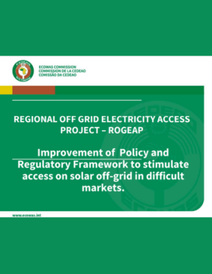 Regional Off Grid Electricity Access Project  –cover