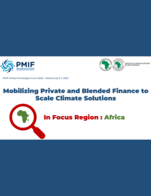Mobilizing Private and Blended Finance cover Mobilizing Private and Blended Finance to Scale Climate Solutions