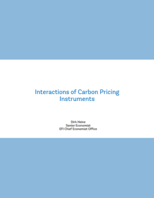 Interactions of Carbon Pricing Instruments