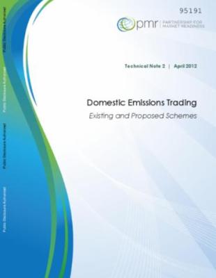 Cover of Domestic Emissions Trading Schemes (ETS): Existing and Proposed Schemes