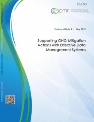 Cover of Supporting GHG Mitigation Actions with Effective Data Management Systems Cover of Supporting GHG Mitigation Actions with Effective Data Management Systems