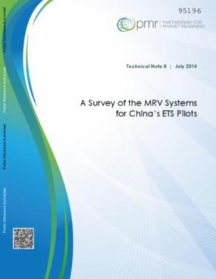 Cover of A Survey of MRV Systems for China's ETS Pilots