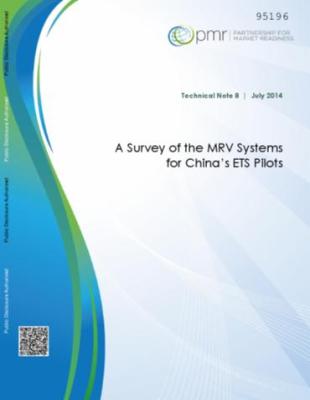 Cover of A Survey of MRV Systems for China's ETS Pilots Cover of A Survey of MRV Systems for China's ETS Pilots