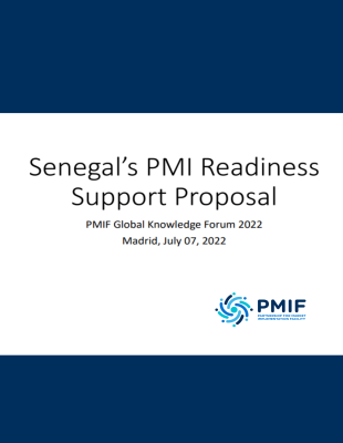 Senegal’s PMI Readiness Support Proposal