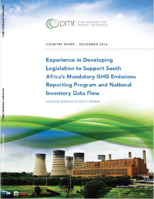 Experience in Developing Legislation to Support South Africa's Mandatory GHG Emissions Reporting Program and National Inventory Data Flow