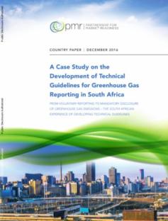 Cover of A Case Study on the Development of Technical Guidelines for Greenhouse Gas Reporting in South Africa